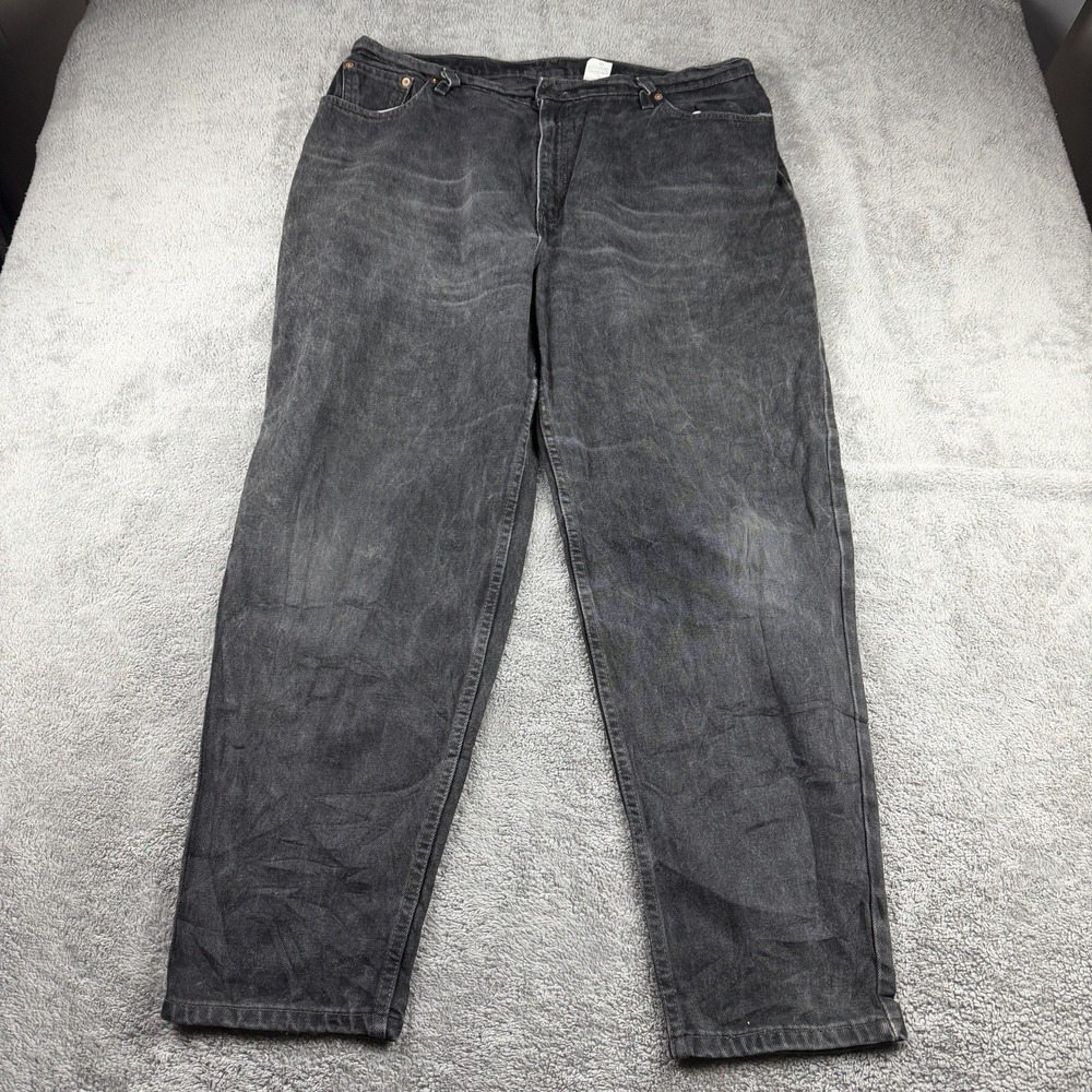 Levis 522 Jeans Women 20 Short‎ Black Tapered Fit Tapered Leg Denim Made In USA